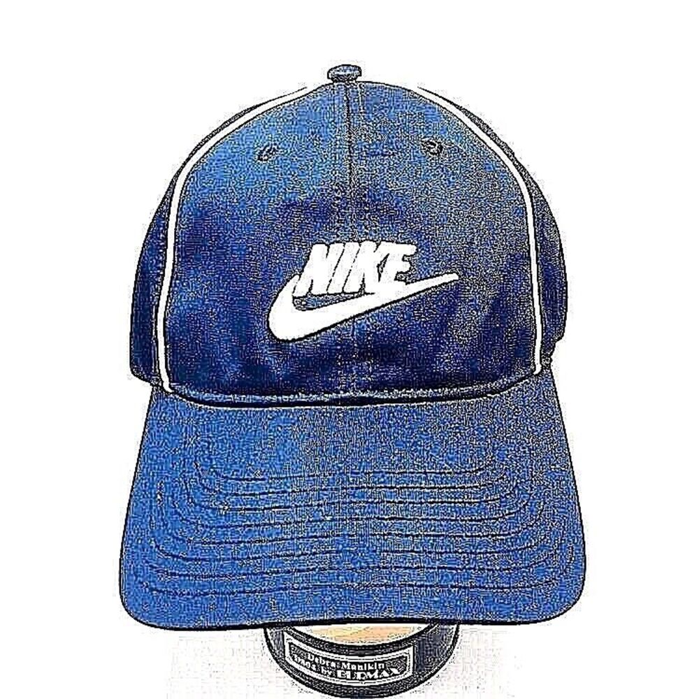 Nike Golf‎ Womens Baseball Cap Sz L/XL Navy Blue Fitted Casual Athletic